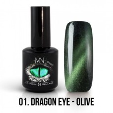Gel Polish Dragon Eye Effect 01 - Olive