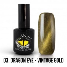 Gel Polish Dragon Eye Effect 03 - Vintage Gold